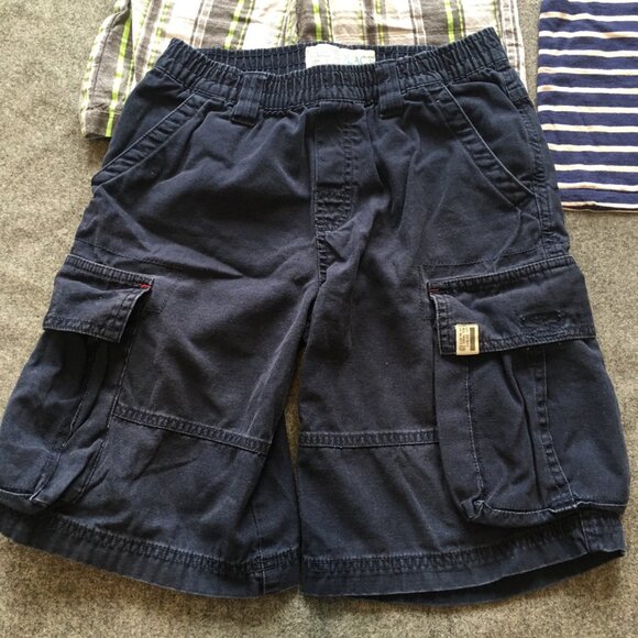 Boy Size 7 Clothing Lot 4x Pieces Bulk Summer Outdoor Casual Striped Cotton - Picture 4 of 11